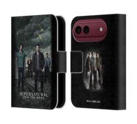 Head Case Designs Officially Licensed Supernatural Season 12 Group Key Art Leather Wallet Case Compatible With Apple iPhone Duo