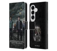 Head Case Designs Officially Licensed Supernatural Season 12 Group Key Art Leather Wallet Case Compatible With Samsung Galaxy S26