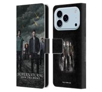 Head Case Designs Officially Licensed Supernatural Season 12 Group Key Art Leather Wallet Case Compatible With Apple iPhone 17 Pro