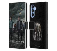Head Case Designs Officially Licensed Supernatural Season 12 Group Key Art Leather Wallet Case Compatible With Samsung Galaxy A16 5G