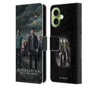 Head Case Designs Officially Licensed Supernatural Season 12 Group Key Art Leather Wallet Case Compatible With Apple iPhone 17