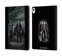 Head Case Designs Officially Licensed Supernatural Season 12 Group Key Art Leather Wallet Case Compatible With Apple iPad Air 13 2024/2025