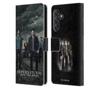 Head Case Designs Officially Licensed Supernatural Season 12 Group Key Art Leather Wallet Case Compatible With Samsung Galaxy M55 5G