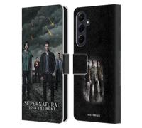 Head Case Designs Officially Licensed Supernatural Season 12 Group Key Art Leather Wallet Case Compatible With Samsung Galaxy A55 5G