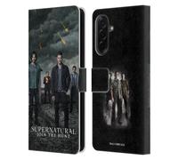 Head Case Designs Officially Licensed Supernatural Season 12 Group Key Art Leather Wallet Case Compatible With Samsung Galaxy A36 5G