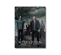 Head Case Designs Officially Licensed Supernatural Season 12 Key Art Characters 11.8 x 15.7 x 0.04" (300 x 400 x 1 mm) Metal Wall Art Poster - Wall Decor for Office, Living Room, Bedroom & Gaming Room
