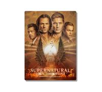 Head Case Designs Officially Licensed Supernatural Season 15 Key Art Characters 11.8 x 15.7 x 0.04 (300 x 400 x 1 mm) Metal Wall Art Poster - Wall Decor for Office, Living Room, Bedroom & Gaming Room
