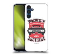 Head Case Designs Officially Licensed Supernatural Winchester Brothers 2 Vectors Gel Case [Military Grade Protection] Compatible with Samsung Galaxy A15 and Compatible with MagSafe