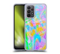 Head Case Designs Officially Licensed Suzan Lind Abstract Rainbow Marble Gel Case [Military Grade Protection] Compatible With Samsung Galaxy A23 / 5G (2022)