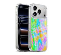 Head Case Designs Officially Licensed Suzan Lind Abstract Rainbow Marble Gel Case [Military Grade Protection] Compatible with Apple iPhone 17 Pro and Compatible with MagSafe