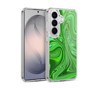 Head Case Designs Officially Licensed Suzan Lind Emerald Green Marble Gel Case [Military Grade Protection] Compatible with Samsung Galaxy S26 and Compatible with MagSafe