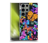 Head Case Designs Officially Licensed Suzan Lind Flutter Night Butterflies Hard Back Case Compatible With Samsung Galaxy S24 Ultra 5G