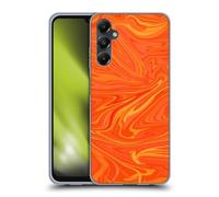 Head Case Designs Officially Licensed Suzan Lind Honey Orange Marble 2 Gel Case [Military Grade Protection] Compatible With Samsung Galaxy A05s