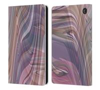 Head Case Designs Officially Licensed Suzan Lind Neutral Tones Marble Swirls Leather Wallet Case Compatible With Amazon Fire 7 2022