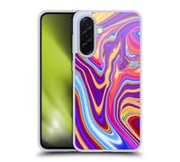 Head Case Designs Officially Licensed Suzan Lind Purple Yellow Red Marble Gel Case [Military Grade Protection] Compatible With Samsung Galaxy A36 5G