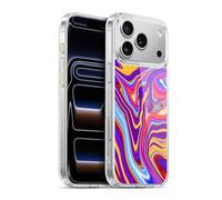 Head Case Designs Officially Licensed Suzan Lind Purple Yellow Red Marble Gel Case [Military Grade Protection] Compatible with Apple iPhone 17 Pro Max and Compatible with MagSafe
