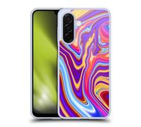Head Case Designs Officially Licensed Suzan Lind Purple Yellow Red Marble Gel Case [Military Grade Protection] Compatible With Samsung Galaxy A26 5G