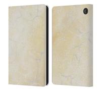 Head Case Designs Officially Licensed Suzan Lind Yellow Pastel Marble Leather Wallet Case Compatible With Amazon Fire 7 2022