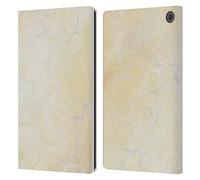 Head Case Designs Officially Licensed Suzan Lind Yellow Pastel Marble Leather Wallet Case Compatible With Amazon Fire Max 11 2023
