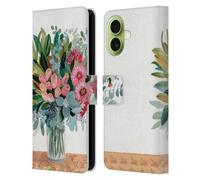 Head Case Designs Officially Licensed Suzanne Allard Magnolia Surrender Floral Graphics Leather Wallet Case Compatible With Apple iPhone 17