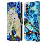 Head Case Designs Officially Licensed Sylvie Demers Owls Birds 3 Leather Wallet Case Compatible With Samsung Galaxy A25 5G