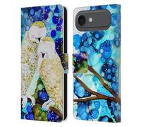 Head Case Designs Officially Licensed Sylvie Demers Owls Birds 3 Leather Wallet Case Compatible With Apple iPhone 17 Air