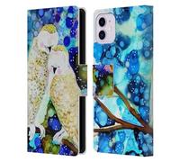 Head Case Designs Officially Licensed Sylvie Demers Owls Birds 3 Leather Wallet Case Compatible With Apple iPhone 11