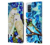 Head Case Designs Officially Licensed Sylvie Demers Owls Birds 3 Leather Wallet Case Compatible With Samsung Galaxy A51 (2019)