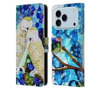 Head Case Designs Officially Licensed Sylvie Demers Owls Birds 3 Leather Wallet Case Compatible With Apple iPhone 17 Pro