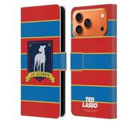 Head Case Designs Officially Licensed Ted Lasso A.F.C Richmond Stripes Season 1 Graphics Leather Wallet Case Compatible With Apple iPhone 17 Pro Max
