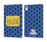 Head Case Designs Officially Licensed Ted Lasso Believe Season 1 Graphics Leather Wallet Case Compatible With Apple iPad Air 11 2020/2022/2024/2025