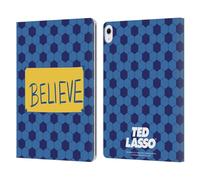 Head Case Designs Officially Licensed Ted Lasso Believe Season 1 Graphics Leather Wallet Case Compatible With Apple iPad Air 13 2024/2025