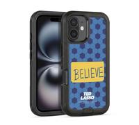Head Case Designs Officially Licensed Ted Lasso Believe Season 1 Graphics Ultra-Armoured Shockproof Case [Military Grade Protection] Compatible With Apple iPhone 16