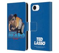 Head Case Designs Officially Licensed Ted Lasso Coach Beard Season 3 Bobbleheads Leather Wallet Case Compatible With Apple iPhone 16e