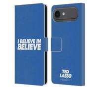 Head Case Designs Officially Licensed Ted Lasso I Believe In Believe Season 1 Graphics Leather Wallet Case Compatible With Apple iPhone 17 Air