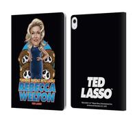 Head Case Designs Officially Licensed Ted Lasso Rebecca Welton Season 3 Bobbleheads Leather Wallet Case Compatible With Apple iPad Air 13 2024/2025