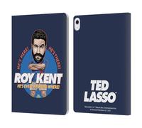 Head Case Designs Officially Licensed Ted Lasso Roy Kent Season 3 Bobbleheads Leather Wallet Case Compatible With Apple iPad Air 13 2024/2025