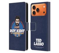 Head Case Designs Officially Licensed Ted Lasso Roy Kent Season 3 Bobbleheads Leather Wallet Case Compatible With Apple iPhone 17 Pro Max