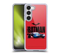 Head Case Designs Officially Licensed The Batman Batmobile Neo-Noir Graphics Gel Case [Military Grade Protection] Compatible with Samsung Galaxy S23 5G and Compatible with MagSafe