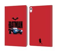 Head Case Designs Officially Licensed The Batman Batmobile Neo-Noir Graphics Leather Wallet Case Compatible With Apple iPad Air 13 2024/2025