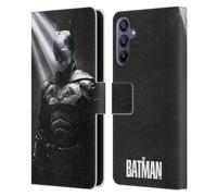 Head Case Designs Officially Licensed The Batman Black And White Neo-Noir Graphics Leather Wallet Case Compatible With Samsung Galaxy A15