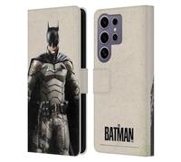 Head Case Designs Officially Licensed The Batman Character Art Graphics Leather Wallet Case Compatible with Samsung Galaxy S25 Ultra