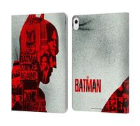 Head Case Designs Officially Licensed The Batman Collage Neo-Noir Graphics Leather Wallet Case Compatible With Apple iPad Air 13 2024/2025