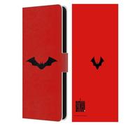 Head Case Designs Officially Licensed The Batman Logo Graphics Leather Wallet Case Compatible With Samsung Galaxy S25 FE