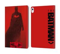 Head Case Designs Officially Licensed The Batman Red Rain Posters Leather Wallet Case Compatible With Apple iPad Air 13 2024/2025