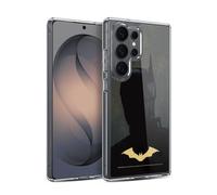 Head Case Designs Officially Licensed The Batman Silhouette Gold Logo Neo-Noir Graphics Gel Case [Military Grade Protection] Compatible with Samsung Galaxy S26 Ultra and Compatible with MagSafe