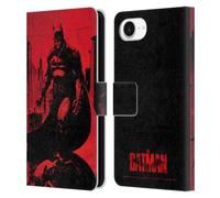 Head Case Designs Officially Licensed The Batman Teaser Poster Neo-Noir Graphics Leather Wallet Case Compatible With Apple iPhone 16e