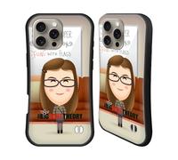 Head Case Designs Officially Licensed The Big Bang Theory Amy Character Art Hybrid Case Compatible With Apple iPhone 16 Pro Max