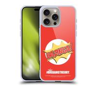 Head Case Designs Officially Licensed The Big Bang Theory Pop Art Bazinga Gel Case [Military Grade Protection] Compatible with Apple iPhone 16 Pro Max and Compatible with MagSafe
