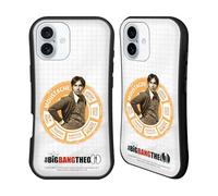 Head Case Designs Officially Licensed The Big Bang Theory Raj Character Attributes Hybrid Case Compatible With Apple iPhone 16 Plus